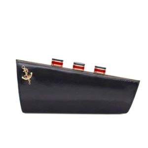 New Kate Spade All Aboard Ship Clutch